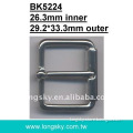 Zinc buckle with prong (#BK5224/26.3mm inner)